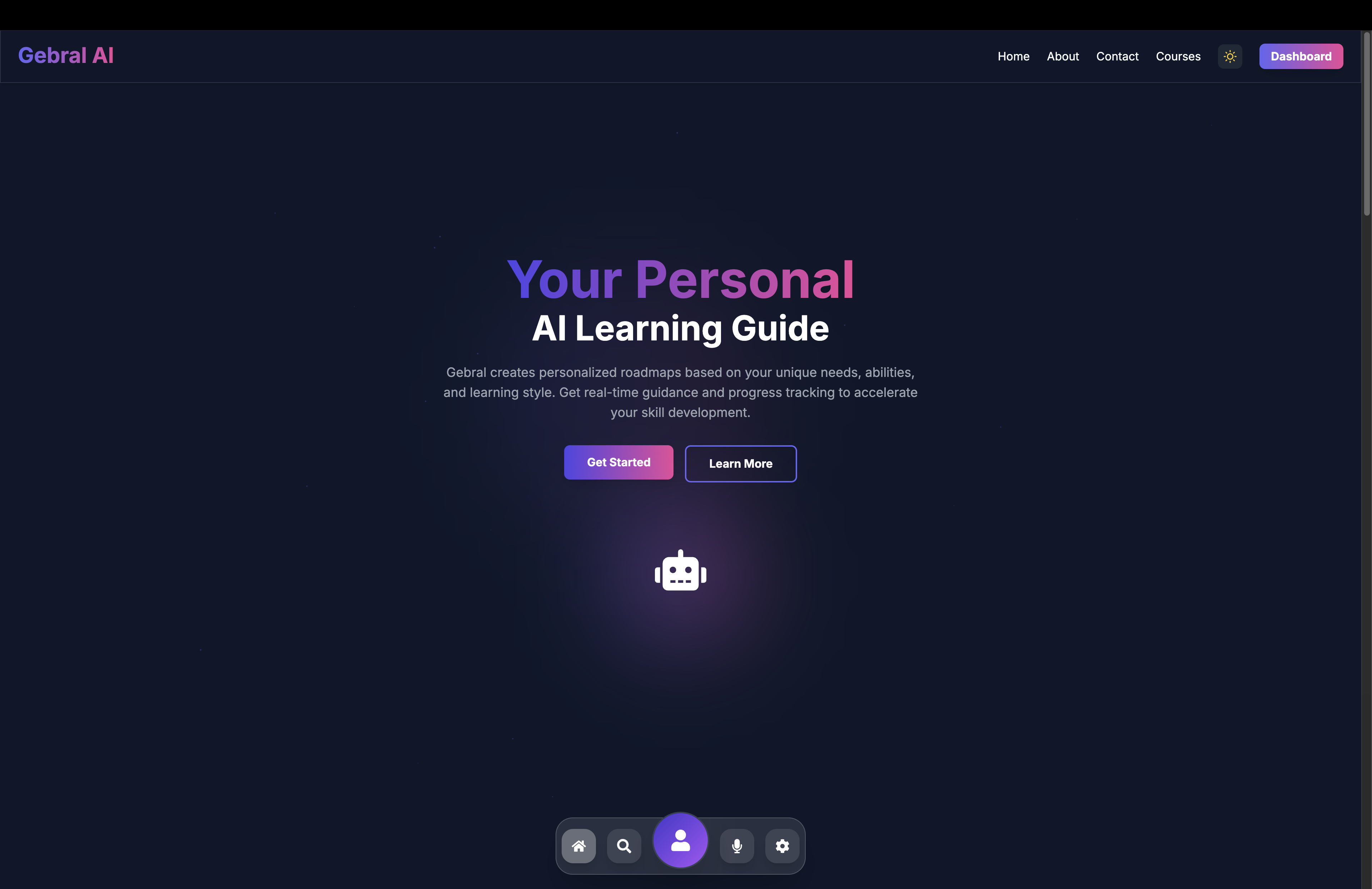 Gebral Agentic AI Platform Interface